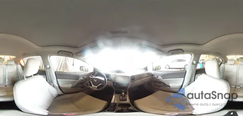 2012 Honda Civic Ex z USA, uszkodzony, nr VIN 2HGFB2F8XCH305987